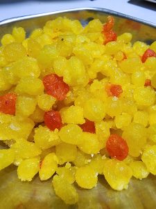 Buniya - an Indian sweet made from fried chickpea flour