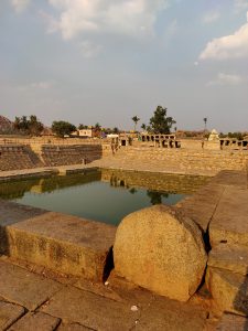 Timeless craftsmanship: an ancient stone well designed to collect rainwater.