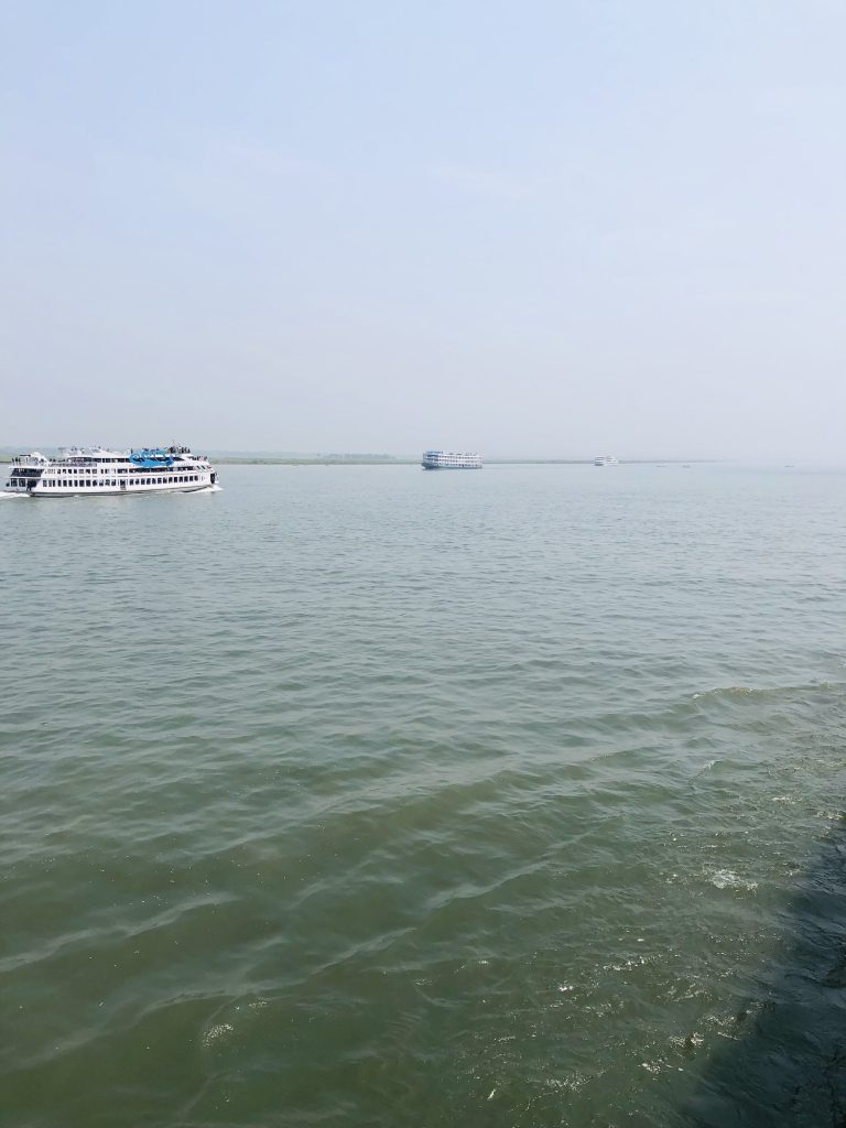 Beautiful view of Padma River at noon.