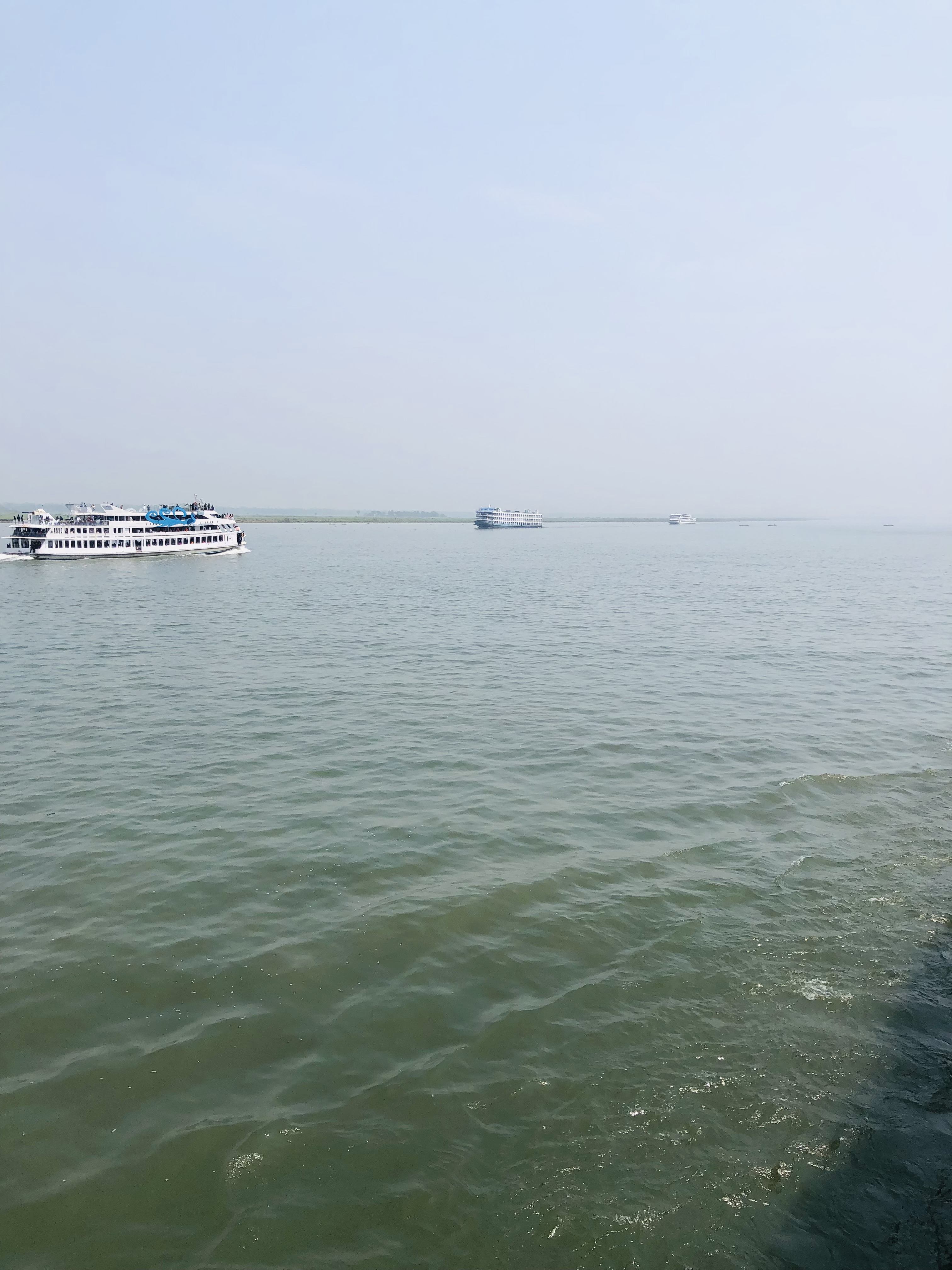 Beautiful view of Padma River at noon.