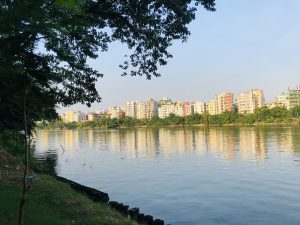 Gulshan Lake, Capital Dhaka, Bangladesh.