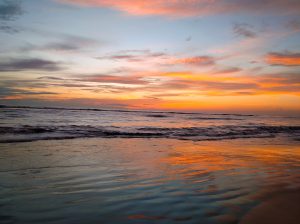 Sunset time at Saintmarteen Island, Bangladesh