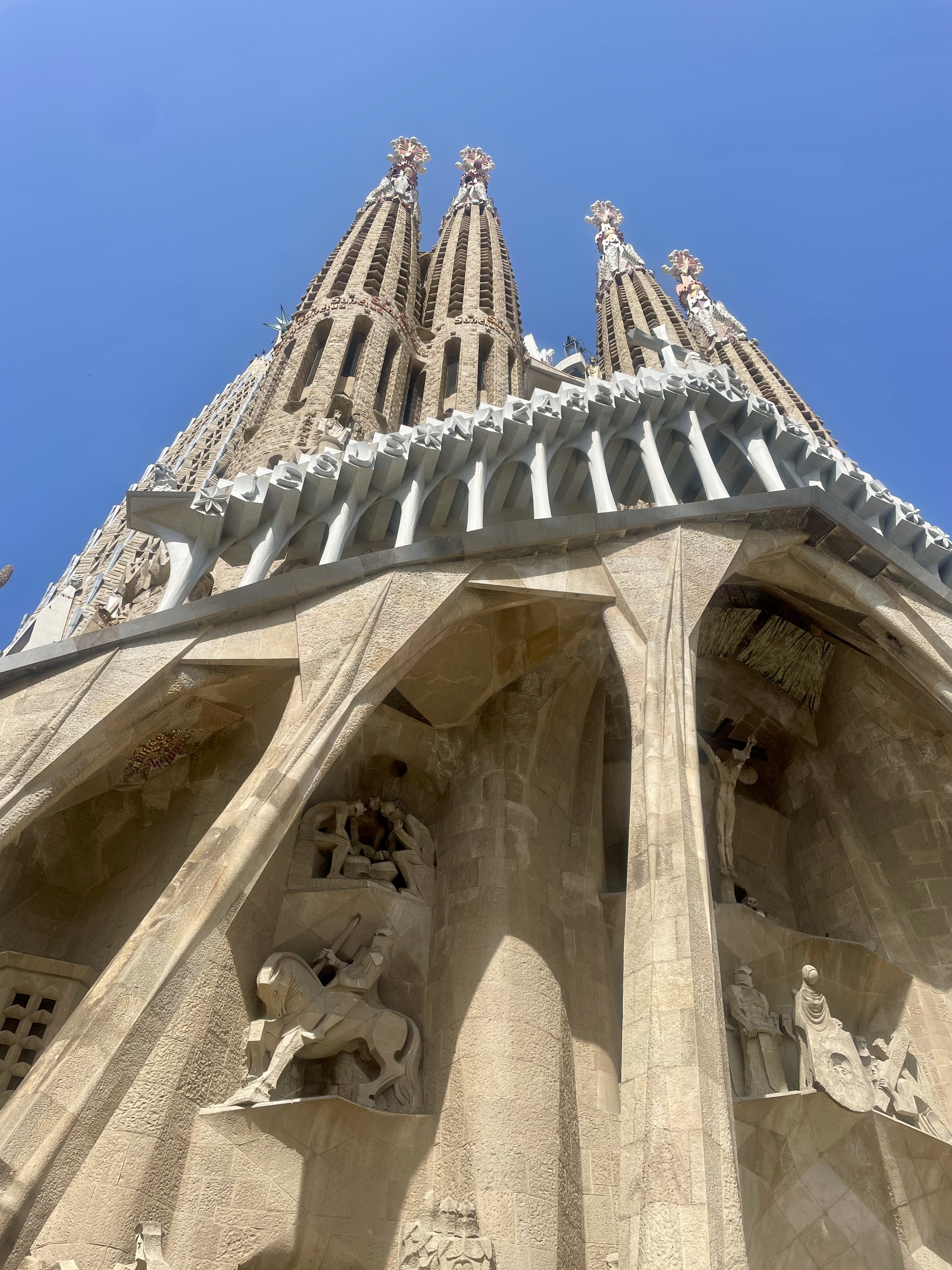 Basílica de la sagrada família in barcelona, catalonia