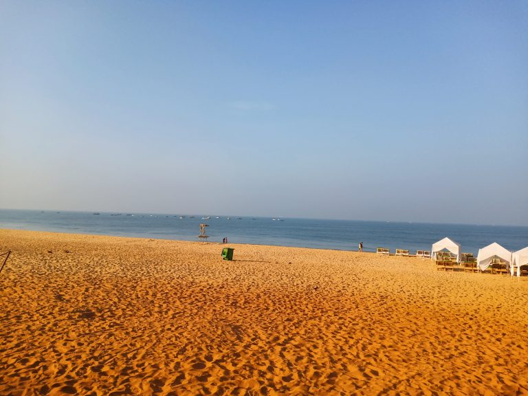 Beautiful morning view of the Baga Beach, Calangute, Goa