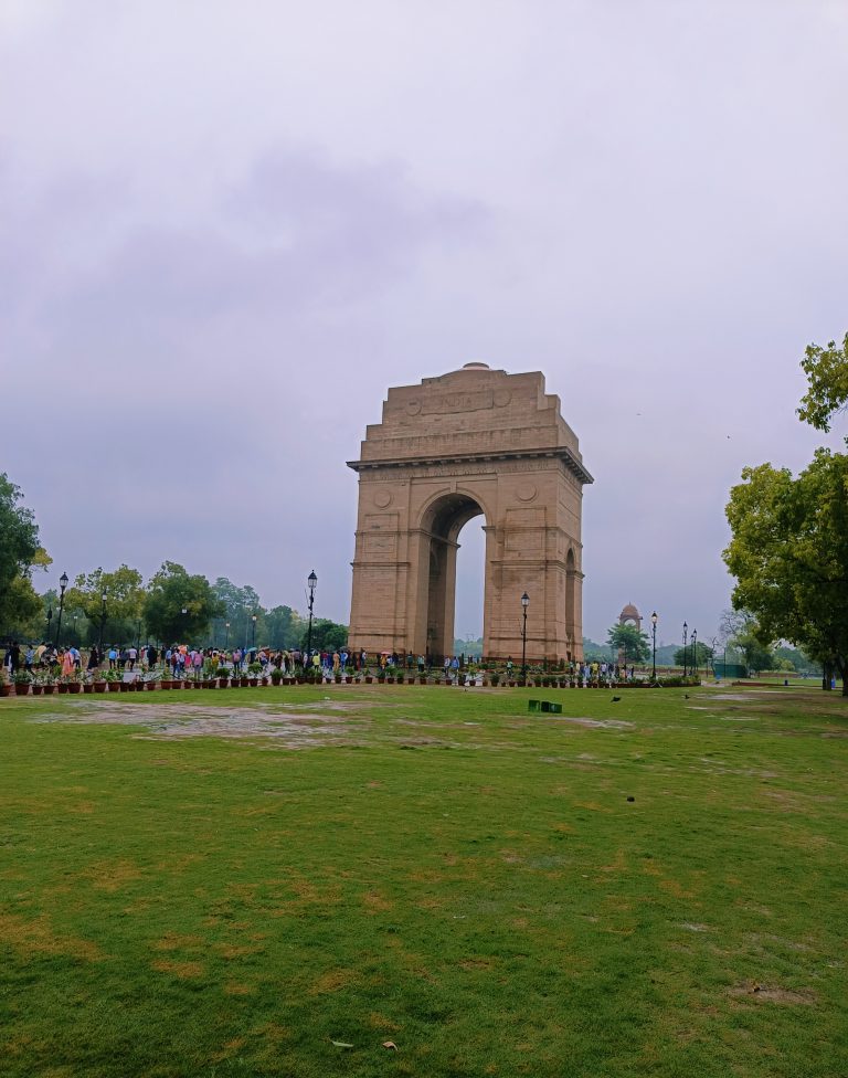 The India Gate of New Delhi