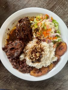 A typical dish of Costa Rican cuisine, a casado