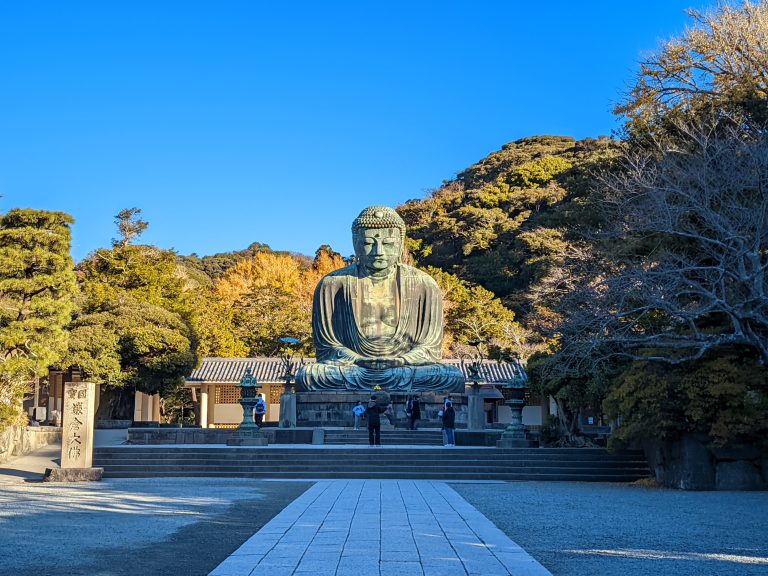 Giant buddha statue in Kamakura, Japan