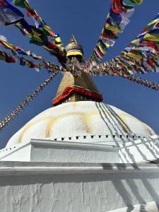 Bouddha Stupa of Kathmandu Nepal located in the heart of the city. This is one of the popular buddha temple.