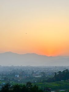 Sunset View from Shivapuri Kathmandu