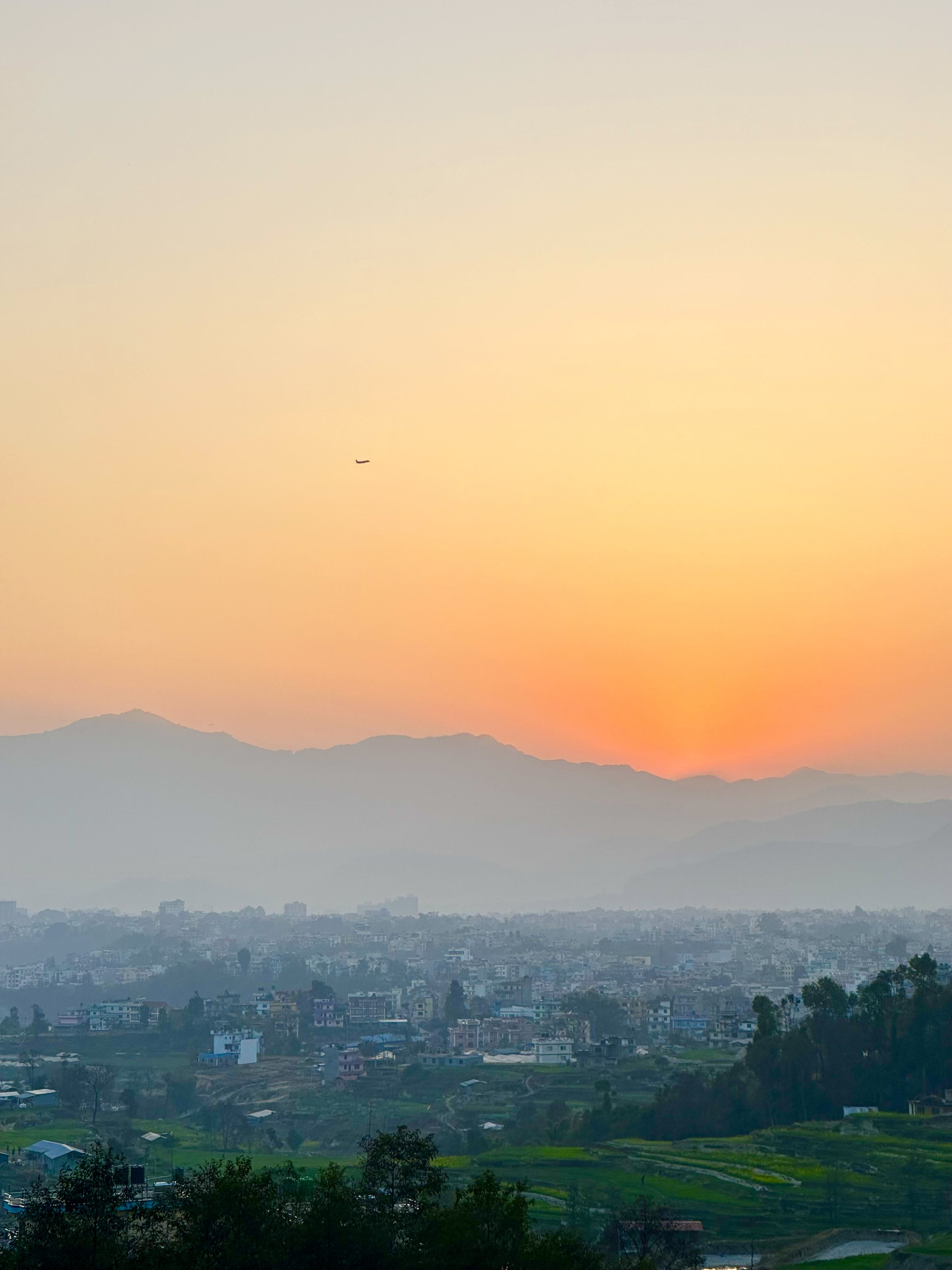 Sunset View from Shivapuri Kathmandu