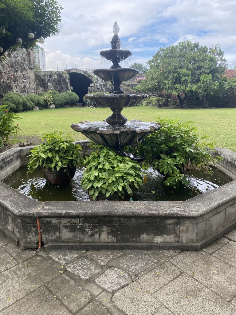 Belurate De San Diego with fountains. It’s famous place in Intramuros, Manila, Philippines.