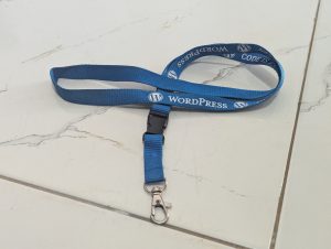Original WordPress Lanyard. 