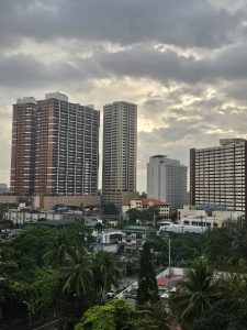 City sky view of Manila from Tower during WordCamp Asia 2025.