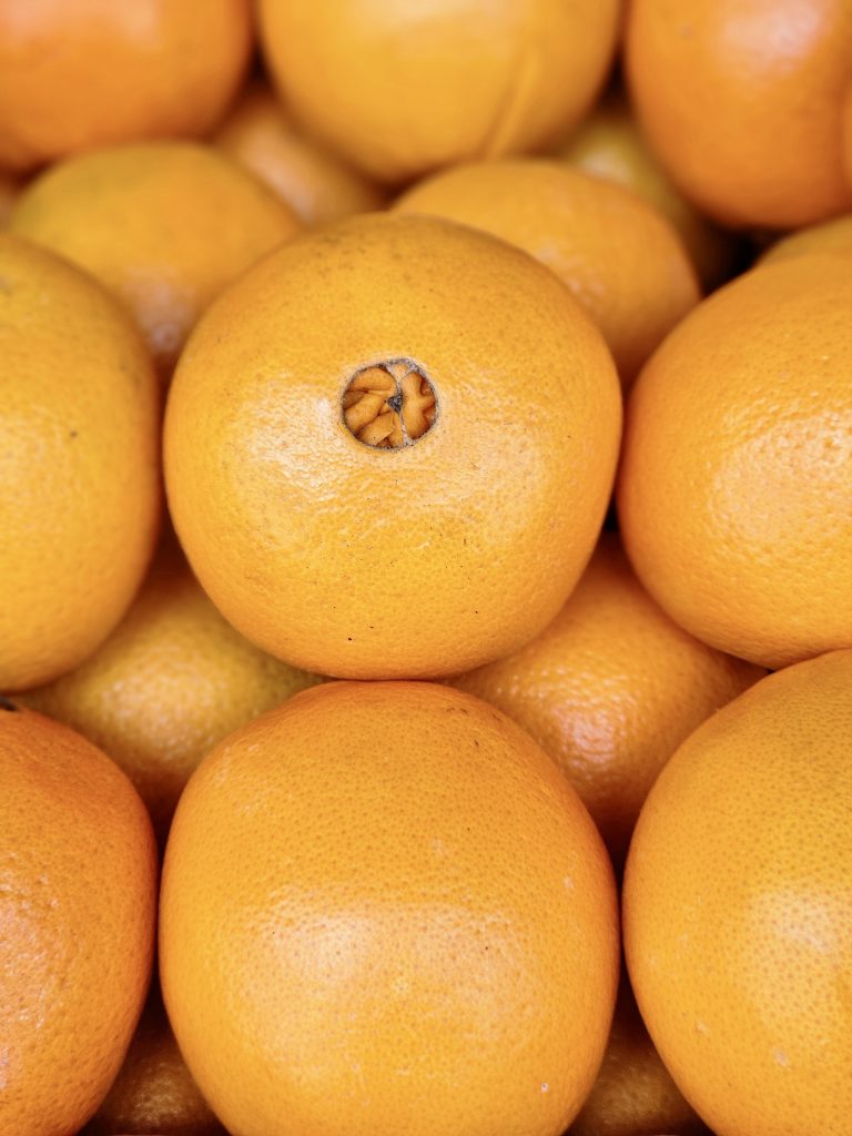 Citrus fruits for sale in a market. From Kozhikode, Kerala.