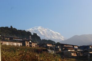 View of mountain from Sikles village