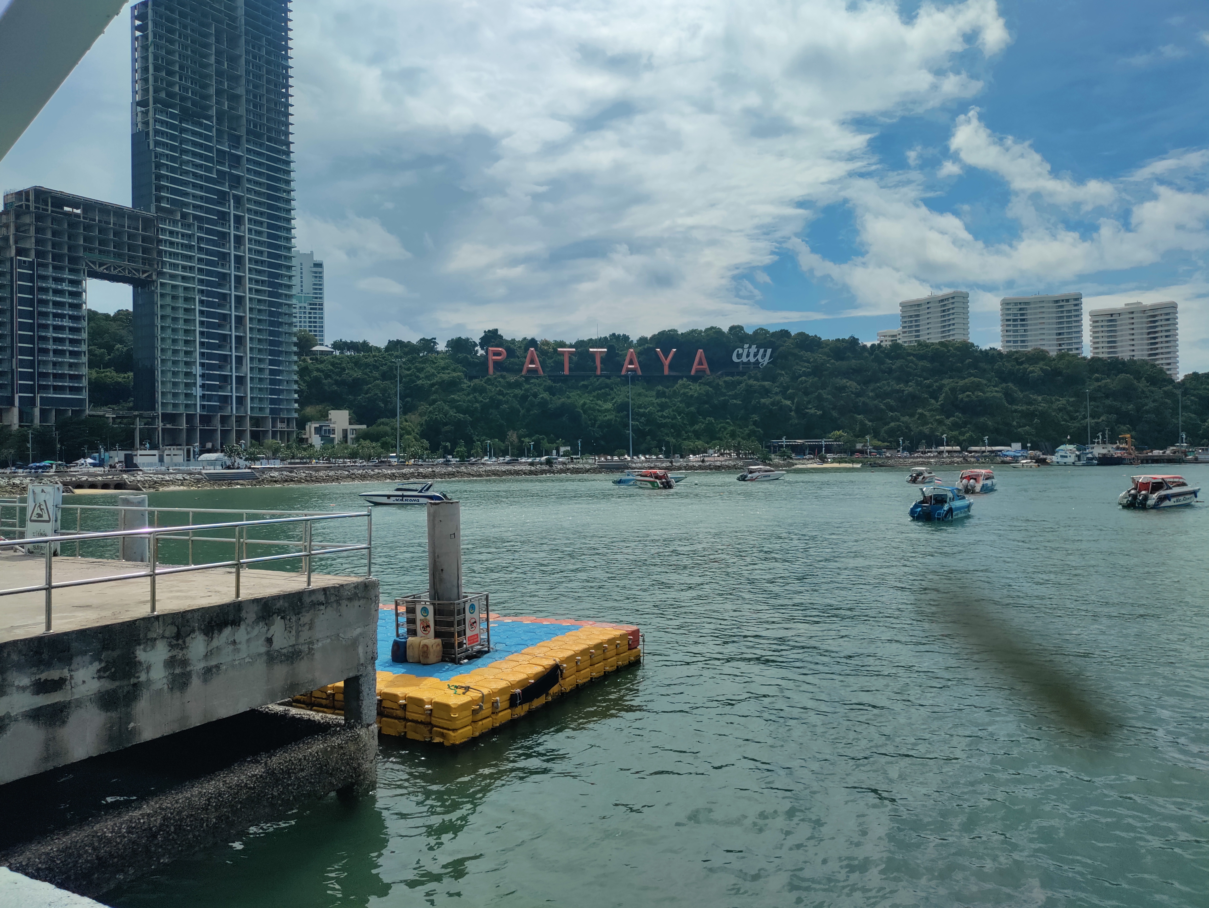 Breathtaking view of Pattaya City — where the ocean meets the skyline. A perfect blend of vibrant city life and serene coastal beauty, captured in a single frame.