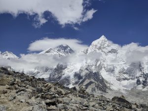 Breathtaking view of Mount Everest from Kalapatthar.
