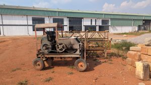 Photo showing a construction power generator 