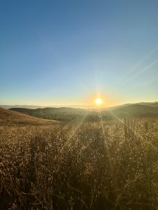 A sunrise looking east over Simi Valley, CA.