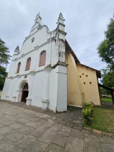 St. Francis Church in Fort Kochi, Kochi, is one of the oldest European churches in India. The weathered façade reflects centuries of colonial history and charm. 