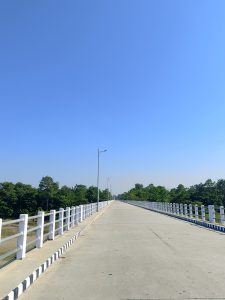 
Karnali Geruwa Bridge &mdash; the longest bridge in Nepal, spanning 1,015 meters.