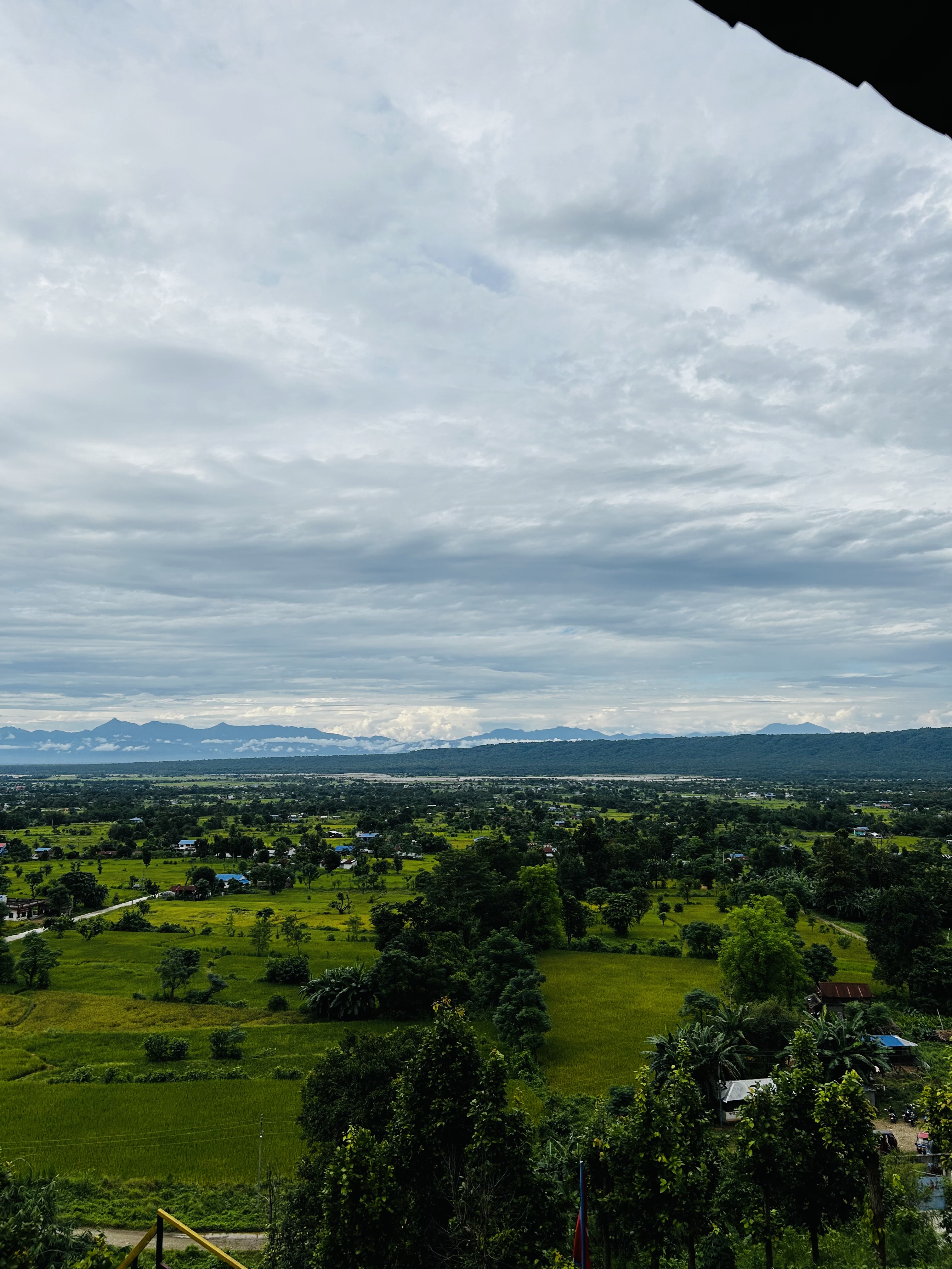 A beautiful scenic view of Madi Village, Chitwan