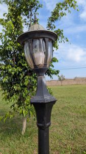 A scenic lamp at the Busoga King’s Palace in Uganda
