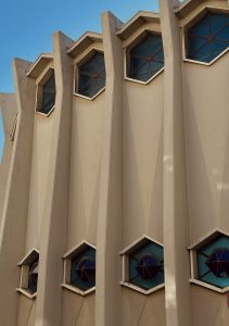 The modernist synagogue of Livorno, built in 1962