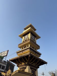 Ghantaghar in Birgunj, a historic clock landmark with intricate designs.