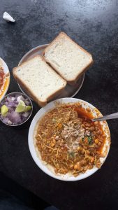 Misal Pav is a traditional dish from Maharashtra.
