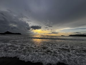 Winter sunset at Playa Penca in Santa Cruz, Guanacaste.
