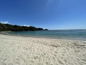 White sanded beach at Manuel Antonio National Park, Costa Rica