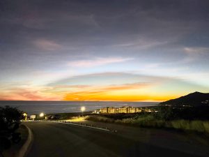 Beautiful sunrise at a coast in Los Cabos, Mexico, all the colors make this photo a delightful experience.