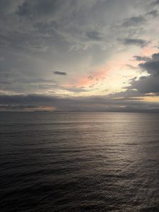 Beautiful sunset in Costa Rica