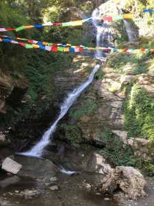 A small waterfall with a peaceful melody straight from nature.