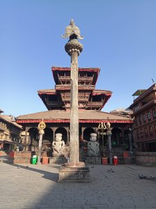 A Temple at Bhaktapur, Nepal 