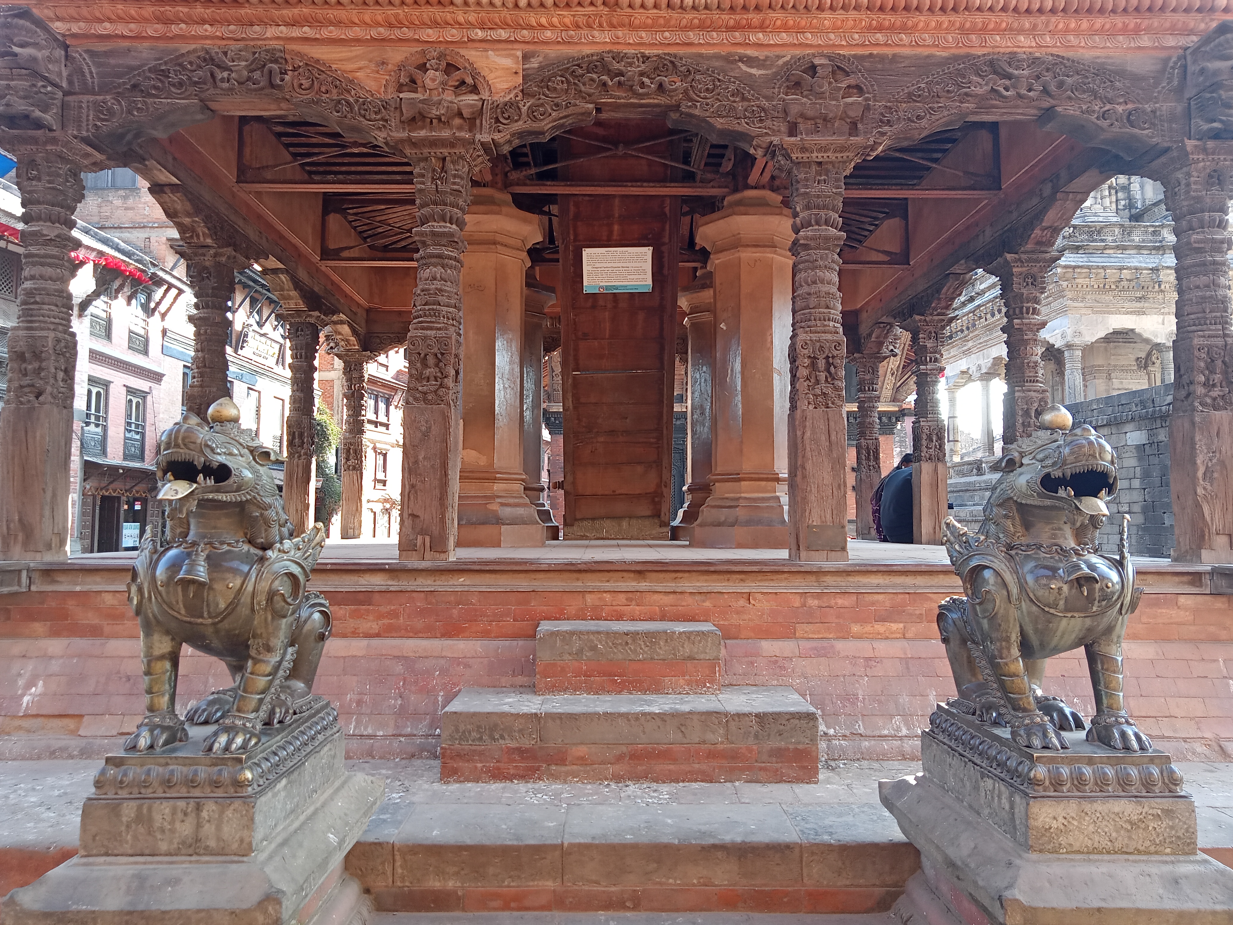 A Temple at Bhaktapur, Nepal