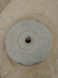 Traditional stone grinder known in Nepal as a Jato.