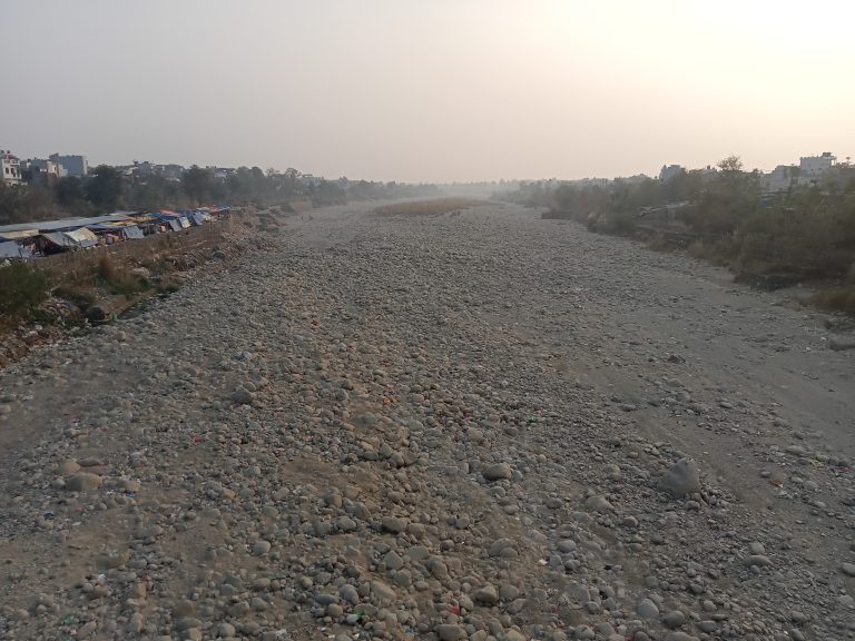 Between stones and silence, the Tinau River in Butwal, Nepal waits for the monsoon.