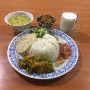 Traditional Nepali thali, perfectly plated with love and authentic taste.