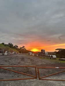 A beautiful sunset from “San Miguel” at Sarapiqui from Costa Rica
