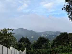 A view from mountain in Carrizal at Costa Rica
