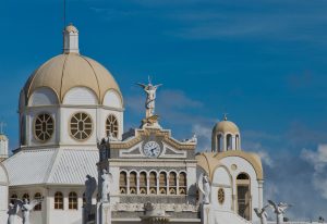 Historic church in Cartago, Costa Rica.