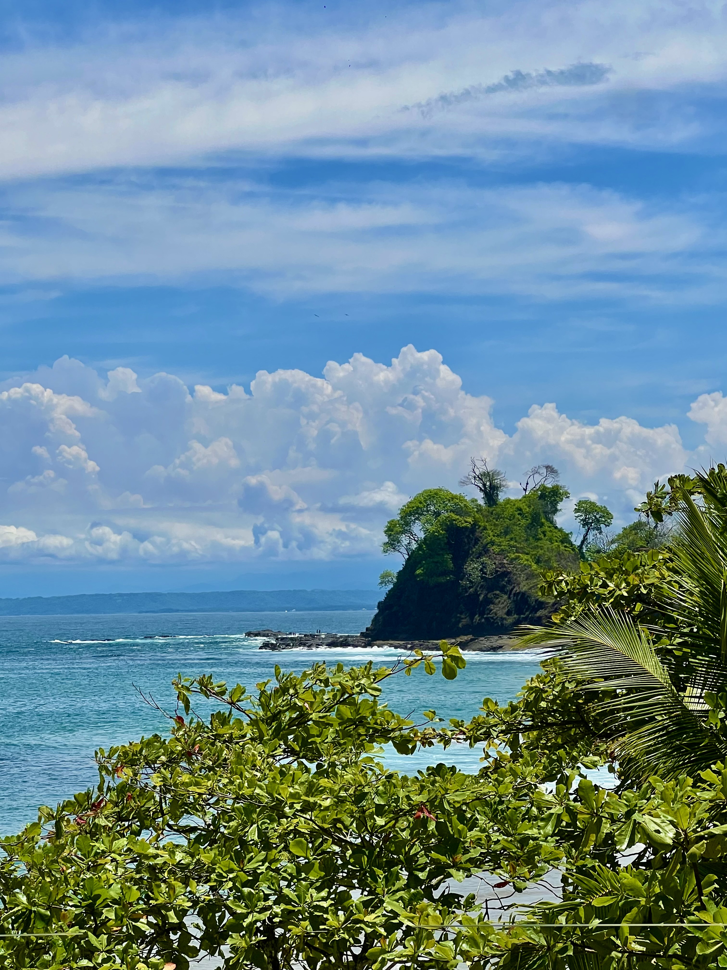 Coastal cliff and sea view, Costa Rica