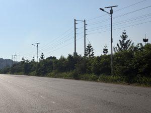 A stretch on the Jinja Kampala highway around namataba
