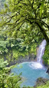 Blue river at Rio Celeste National Park