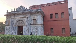 A historic ornate building in Panam City, Sonargaon, Bangladesh.