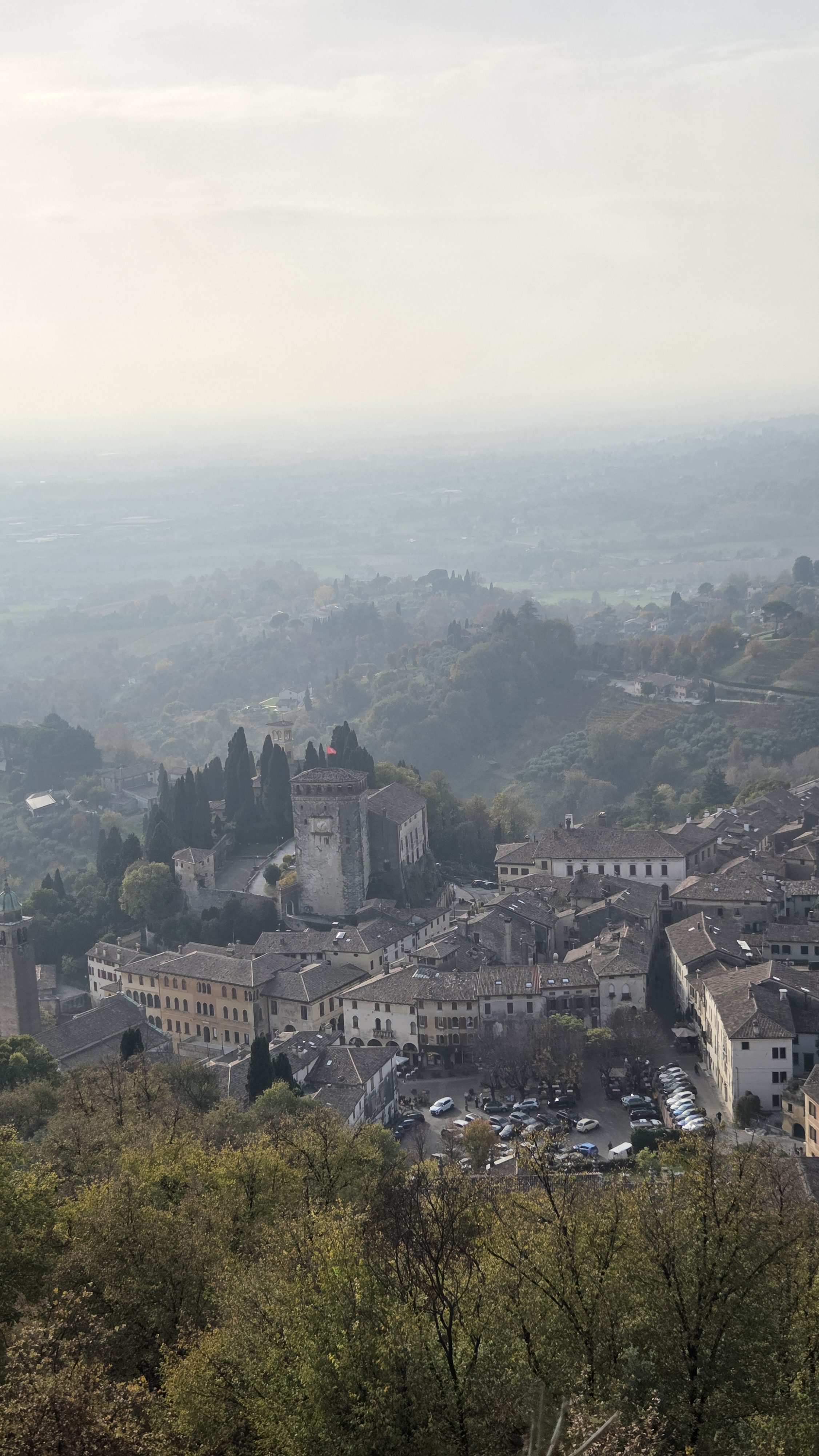 The historic town of Asolo in the province of Treviso, Veneto region, Italy